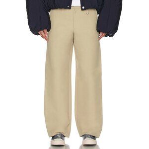 NWOT JACQUEMUS Le Pantalon Piccinni in Beige pants FWRD wide leg trouser men new